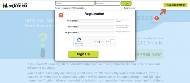 addmefast register